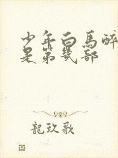 少年白马醉春风是第几部