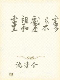 电视剧《完美先生和差不多小姐》