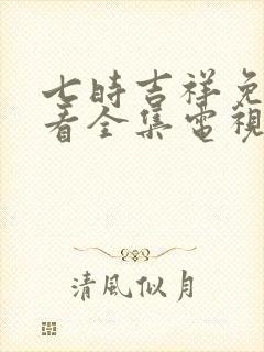 七时吉祥免费观看全集电视剧策驰封面