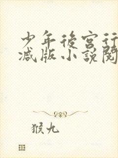 少年后宫行无删减版小说阅读封面