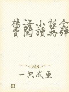 杨洛小说全文免费阅读无弹窗最新章节