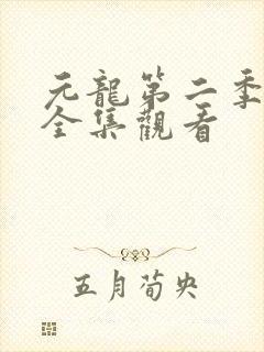 元龙第二季免费全集观看