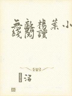 无敌杨叶小说在线阅读