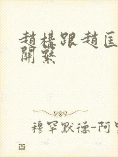 赵构跟赵匡胤的关系