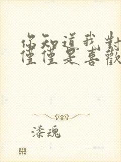 你知道我对你不仅仅是喜欢歌词