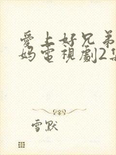 爱上好兄弟的妈妈电视剧2集封面