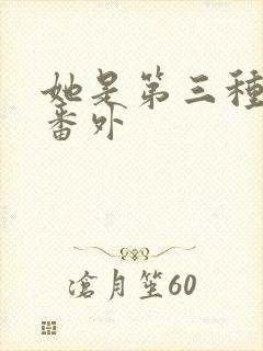 她是第三种绝色番外