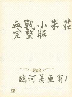 血战小朱庄电影完整版