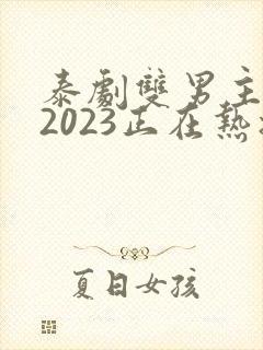 泰剧双男主推荐2023正在热播的剧