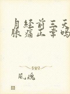 月经前三天乳房胀痛正常吗