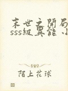 末世之开局觉醒sss级异能 小说