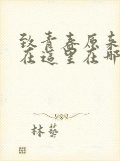 致青春原来你还在这里在哪里拍的封面