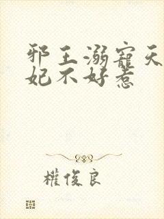 邪王溺宠天才毒妃不好惹