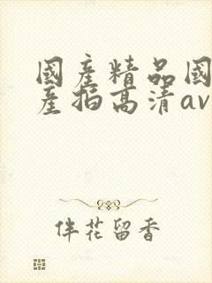 国产精品国产自产拍高清av