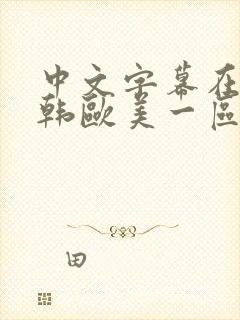 中文字幕在线日韩欧美一区封面