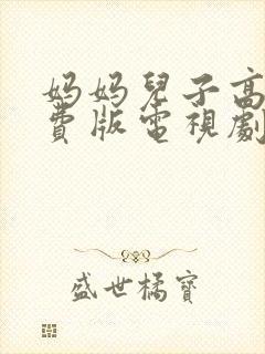 妈妈儿子高清免费版电视剧在线播放