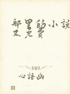 哪里的小说好看又免费