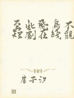 至此飞鸟不相逢短剧在线观看