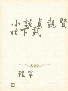 小说贞观贤王txt下载