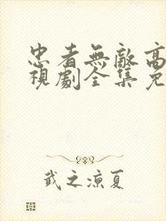 忠者无敌高清电视剧全集免费观看