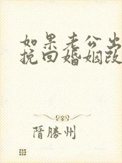 如果老公出轨想挽回婚姻改怎么办