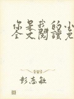 你是我的小确幸全文阅读免费