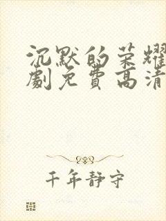 沉默的荣耀电视剧免费高清观看全集