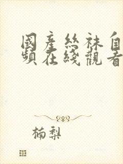 国产丝袜自拍视频在线观看