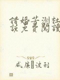 错婚芳洲杜若小说免费阅读笔趣阁