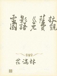 电影《萨拉尔》国语免费观看封面