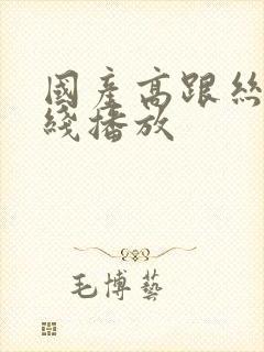 国产高跟丝袜在线播放封面