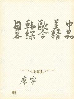 日韩欧美中文字幕综合精品