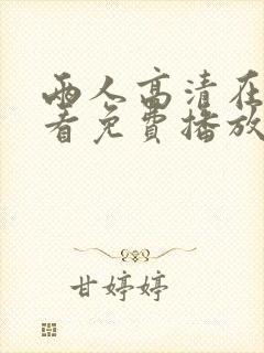 两人高清在线观看免费播放电视剧网