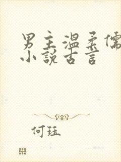 男主温柔儒雅的小说古言