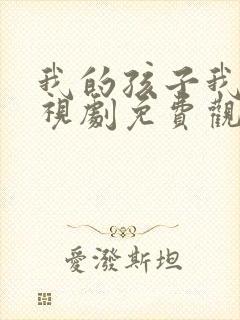 我的孩子我家电视剧免费观看