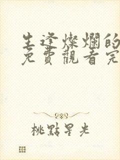 生逢灿烂的日子免费观看完整版