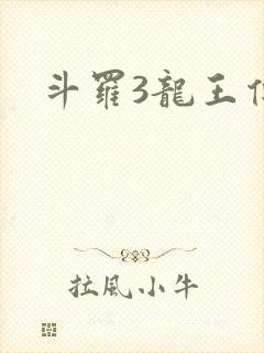 斗罗3龙王传说