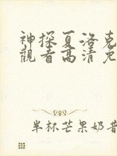 神探夏洛克在线观看高清免费