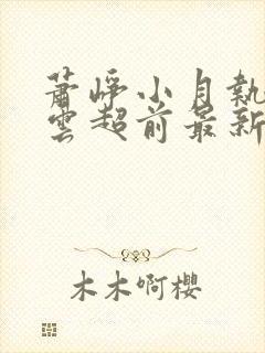 萧峥小月执掌风云超前最新章节封面