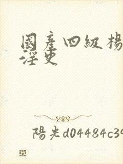 国产四级杨贵妃淫史封面