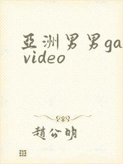 亚洲男男gay video