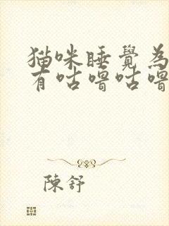 猫咪睡觉为什么有咕噜咕噜的声音