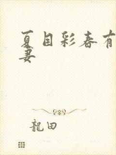 夏目彩春有码人妻