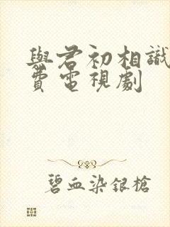 与君初相识 免费电视剧