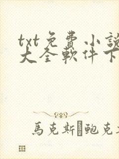 txt免费小说大全软件下载