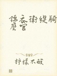 锦衣卫缇骑是什么官