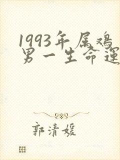 1993年属鸡男一生命运怎么样