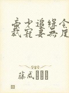 帝少追缉令:总裁宠妻无度