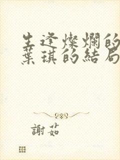 生逢灿烂的日子叶琪的结局