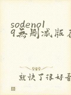 sodeno19无删减版在线播放